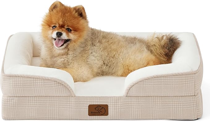 Photo 1 of Bedsure Orthopedic Dog Bed for Medium Dogs - Waterproof Dog Sofa Beds Medium