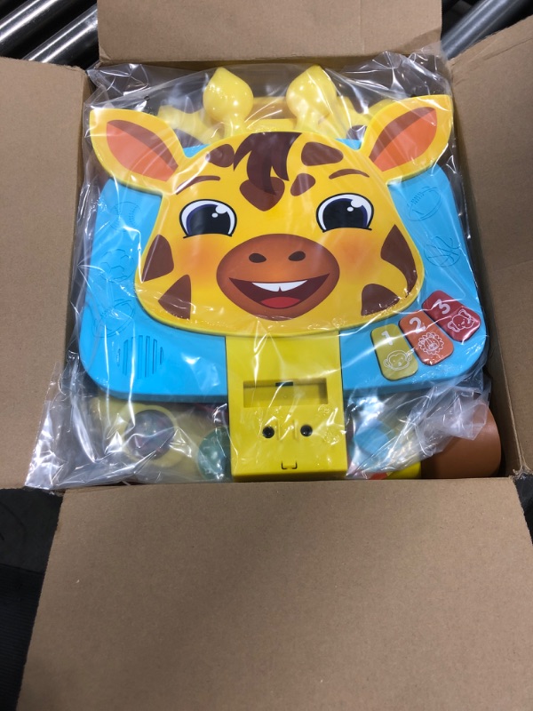 Photo 2 of Move2Play, Giraffe Basketball Hoop & Soccer Goal Activity Center | 30+ Sounds & Lights | 1, 2, 3+ Year Old Christmas Gift & Birthday Present | 6, 12, 18, 24+ Month Toy For Baby, Toddler, Boys, & Girls