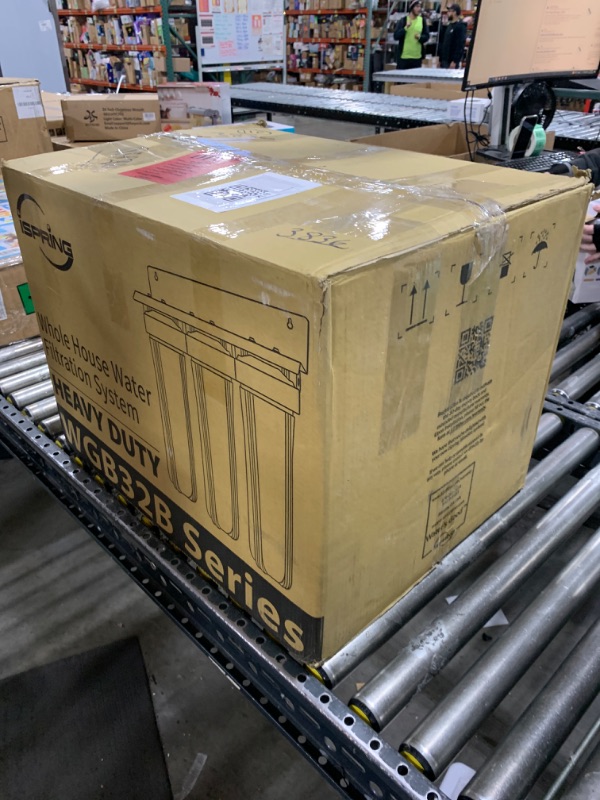 Photo 1 of iSpring Whole House Water Filter System, Reduces Sediment, Iron, Hydrogen Sulfide, PFAS, Lead, Chlorine, Chloramine, Manganese, 3-Stage Whole House Water Filtration System
