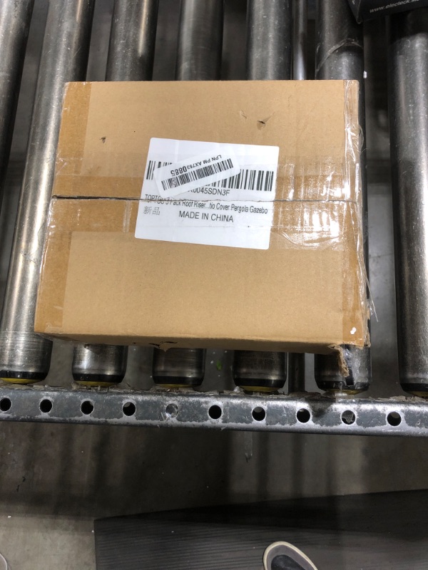 Photo 1 of TOPTGO 3 Pack Roof Riser Brackets Kit,Patio Roof Riser,Pergola Roof Riser Beam Brackets,Adjustable Heavy Duty Pergola Roof Brackets for Wood Patio Cover Pergola Gazebo