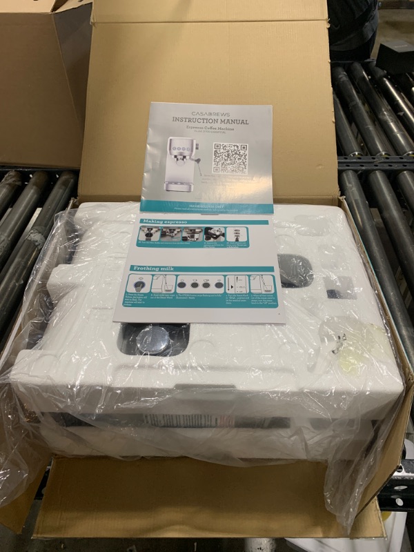 Photo 1 of CASABREWS Espresso Machine 20 Bar, Professional Espresso Maker Cappuccino Machine with Steam Milk Frother