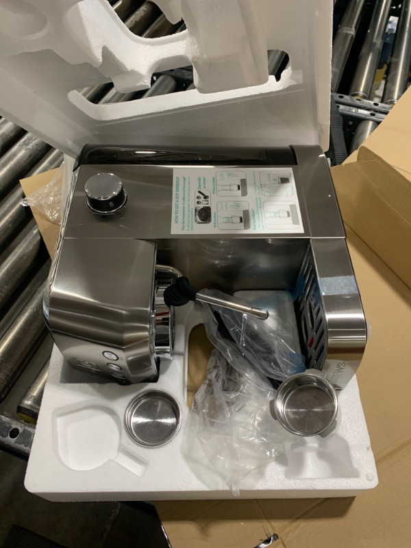 Photo 1 of CASABREWS Espresso Machine 20 Bar, Professional Espresso Maker Cappuccino Machine with Steam Milk Frother