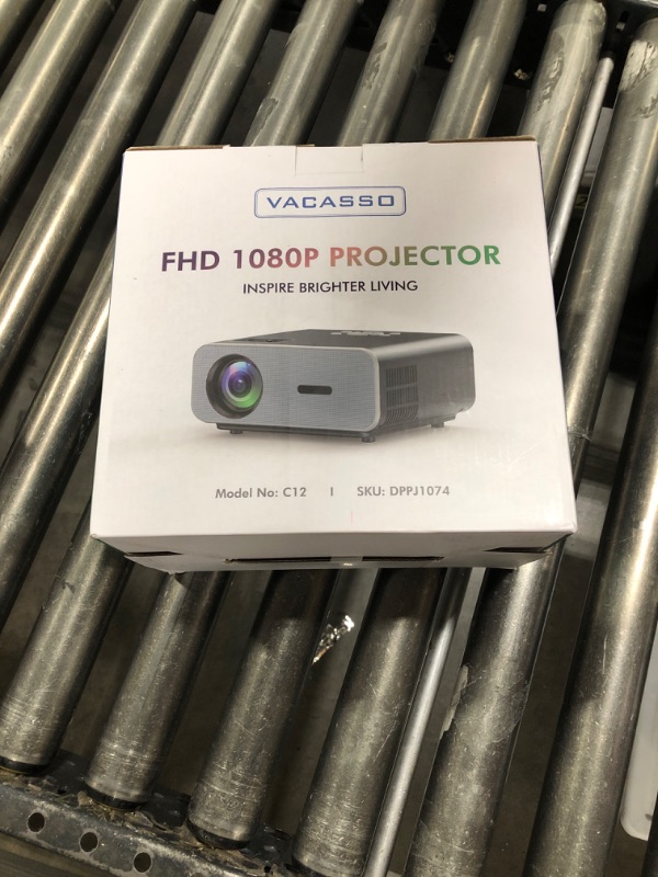 Photo 1 of Native 1080P Projector 4K Support, 5G WiFi Bluetooth Portable Projector with Tripod, 11000L Movie Projector, 300" Display Home Projector Compatible with HDMI/TV Stick/iOS/Android/PS5