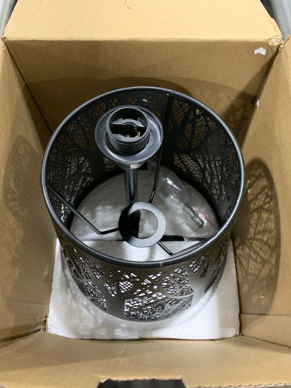 Photo 1 of Table Lamp with Dimmer, 3 Levels Dimmable Touch Switch, Black Shadow Table Lamp