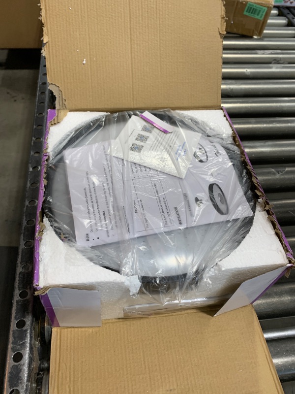 Photo 1 of Smart LED Waterproof Shower Ceiling Light Fixture With Bluetooth Speaker,11Inch 18W,3000-6500K