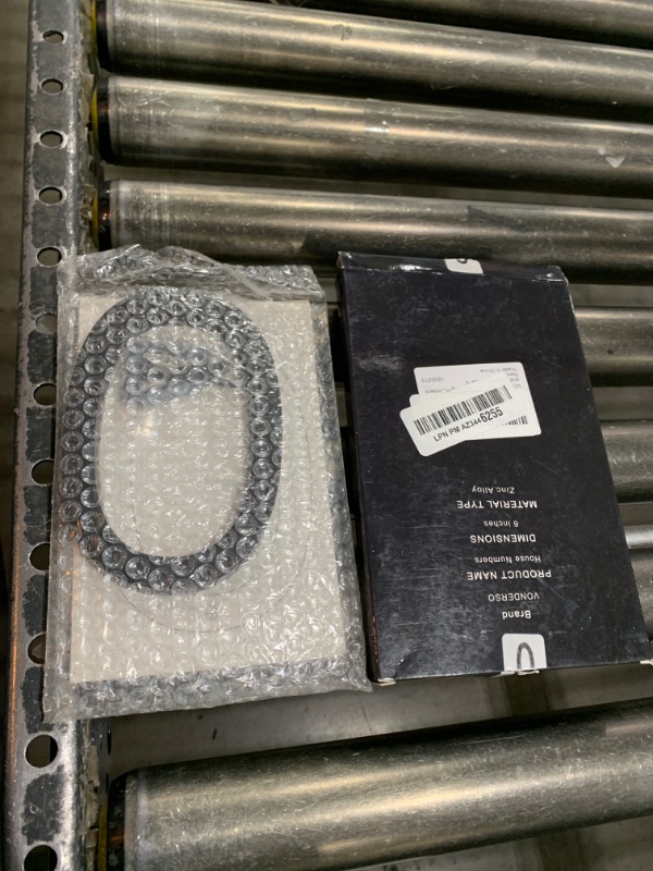 Photo 1 of VONDERSO 6 Inch Floating House Numbers and Letters for Outside, Number 0