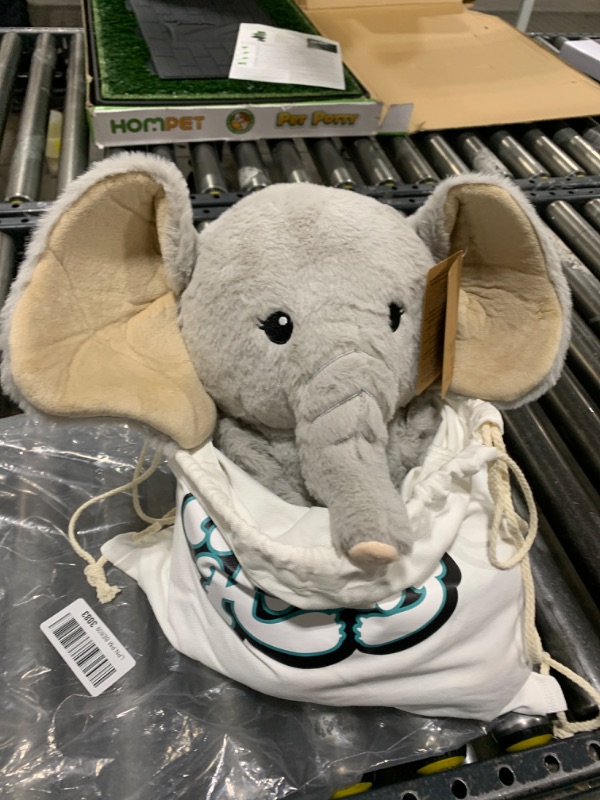 Photo 1 of Weighted Elephant Stuffed Animal 4.5 lbs - 38" Long Comforting Arms for Soothing Hugs - Premium Weighted Plushies, Weighted Stuffed Animals for Anxiety & Stress Relief - Hathi Elephant