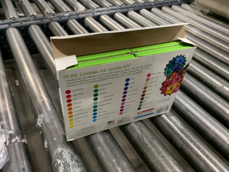 Photo 1 of Crayola Fine Line Markers Adult Coloring Set