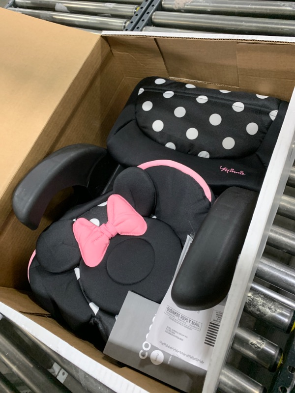 Photo 3 of Disney Baby Pronto!™ Belt-Positioning Booster Car Seat, Peeking Minnie