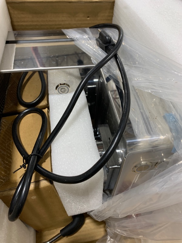 Photo 1 of CASABREWS Italian Style Espresso Machine, Semi-Automatic Cappuccino Maker with Copper Boiler and Commercial Steam Wand, Provides Consistent 9 Bar Extractions via OPV, Special for Experienced Barista