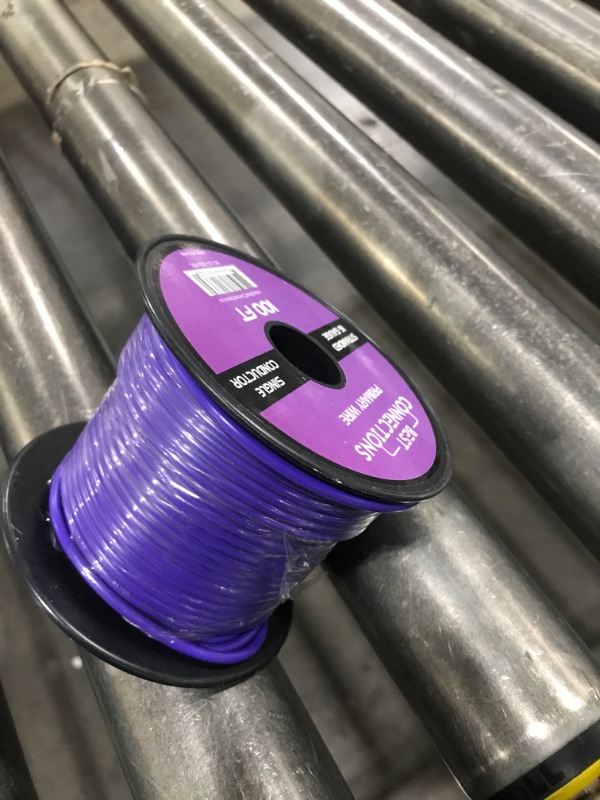 Photo 2 of 16 Gauge Car Audio Primary Wire (100ft–Purple)– Remote, Power/Ground Electrical
