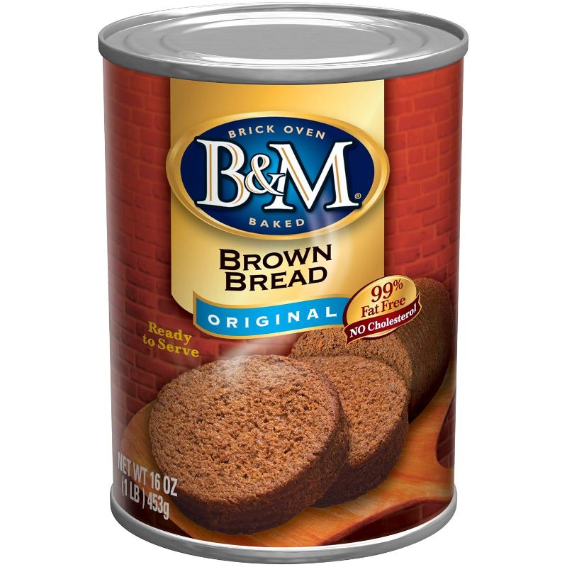 Photo 1 of  B&M Brown Bread, Original Flavor, 16 oz (Pack of 12) BEST BY 23 APR 2026