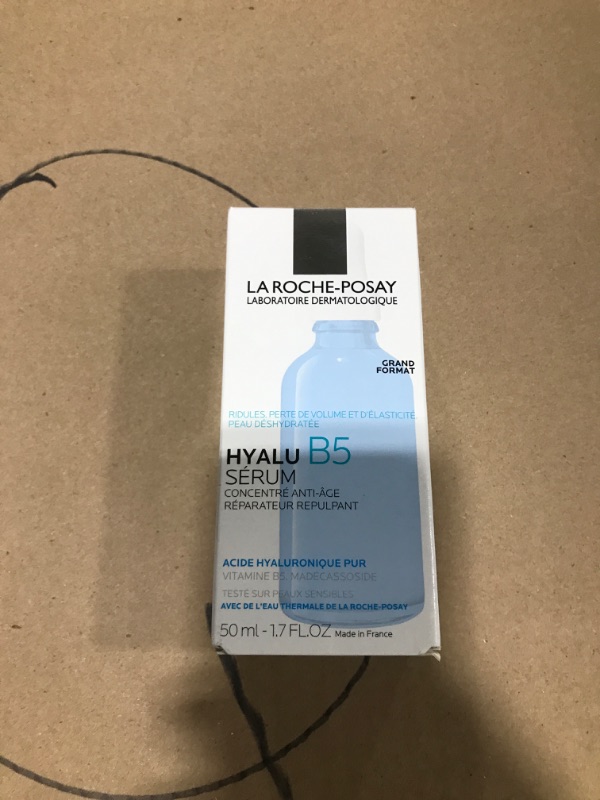 Photo 2 of La Roche-Posay Hyalu B5 Pure Hyaluronic Acid Serum for Face, with Vitamin B5, Anti-Aging Serum for Fine Lines and Wrinkles, Hydrating Serum to Plump and Repair Dry Skin, Safe on Sensitive Skin exp- 07/2026