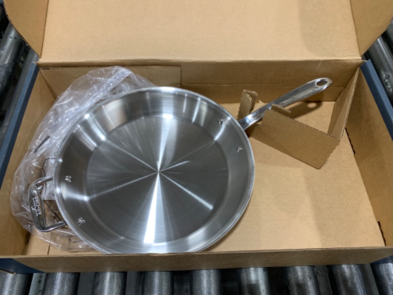 Photo 2 of ALL-CLAD D3 Stainless Everyday 3-ply Bonded Cookware; Skillet; 12.5 inch
