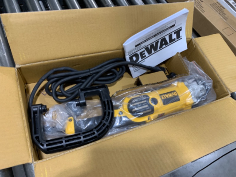 Photo 2 of DEWALT Buffer Polisher, 7-in-9-in, 12 amp, Variable Speed Dial 0-3,500 RPM’s, Corded (DWP849X)