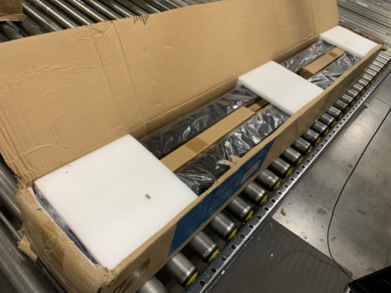 Photo 1 of Barrina LED Linear Light Set with Remote, 5FT x 5FT Square Office Light Fixture, 3CCT Seamless Connection, 4FT Light & L-Shape Connector, 5568 Series