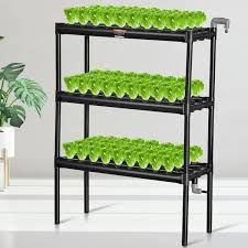 Photo 1 of VEVOR Hydroponics Growing System, 108 Sites 12 Food-Grade PVC-U Pipes, 3 Layers Indoor Planting Kit with Water Pump, Timer, Nest Basket, Sponge, for Fruits, Vegetables, Herbs