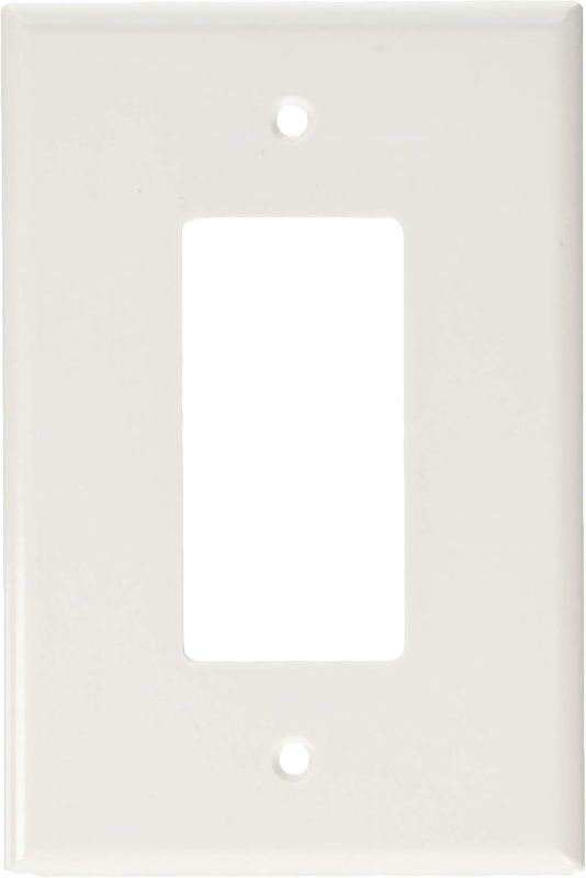 Photo 1 of Leviton 88601 1-Gang Decora GFCI Device Decora, Wallplate, Oversized, Thermoset, Device Mount, 25-Pack, White
