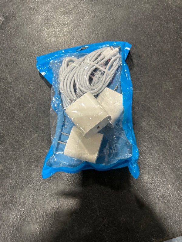 Photo 1 of iPhone Fast Charger [MFi Certified], Fast Charging Cable with 20W USB C Charger Block for iPhone 14/14 Pro Max/13/13 Pro Max/12/12 Pro /11Pro/XS/Max/XR/X,iPad (White+Three Sets)