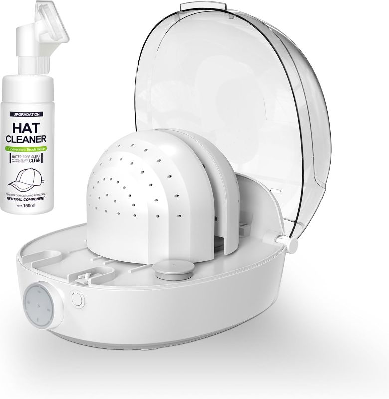 Photo 1 of Hat Care Machine for Iron and Dry,Restore Misshapen Hat/Cap Natural Shape with Steam and Hot&Cold Wind,Keep Your Hat/Cap Clean and Shaped
