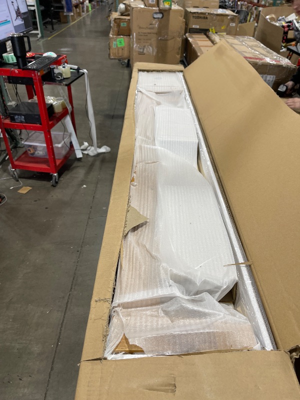 Photo 1 of ZINUS Lucinda Wood Platform Bed Frame, No Box Spring Needed, Solid Wood Foundation with Wood Slat Support, Easy Assembly, Queen