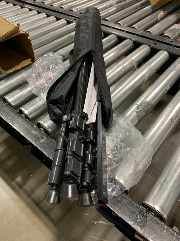 Photo 1 of Art Painting Display Easel Stand - Portable Adjustable Aluminum Metal Tripod Artist Easel with Bag, Height from 17" to 66", Extra Sturdy for Table-Top/Floor Painting, Drawing, and Displaying, Black