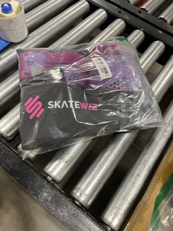 Photo 2 of SKATEWIZ Skate Pads - Skateboard Pads for Kids 8-14 - Smash - Size M/L in Pink Purple - Skating Pads Knee Pads for Roller Skating Pads Kids Knee Pads - Skateboard Gear Kit Protection Skate