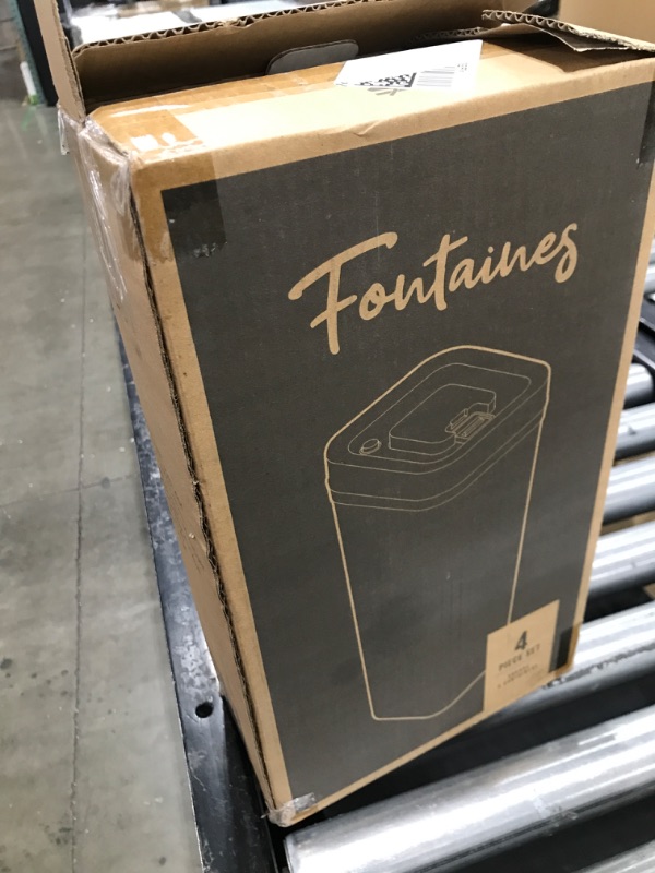 Photo 1 of Fontaines 4-Pack Pump-Lock Square Food Storage Container Set - Pump Vacuums Air with Locking Lid for Airtight, Leakproof Seal to Keep Food Fresh - BPA-Free, Pantry, Dishwasher, Fridge & Freezer-Safe