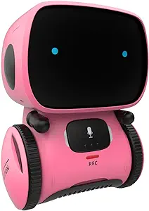 Photo 1 of ** PINK** 98K Robot Toy for Boys and Girls, Smart Talking Robots Intelligent Partner and Teacher with Voice Control and Touch Sensor, Singing, Dancing, Repeating, Gift Toys for Kids Age 3 and Up