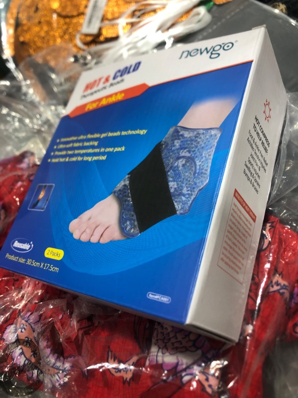 Photo 2 of NEWGO®Ankle Cold Pack Ice Wrap for Ankle Injuries 2 Pack Ankle Ice Pack for Swelling