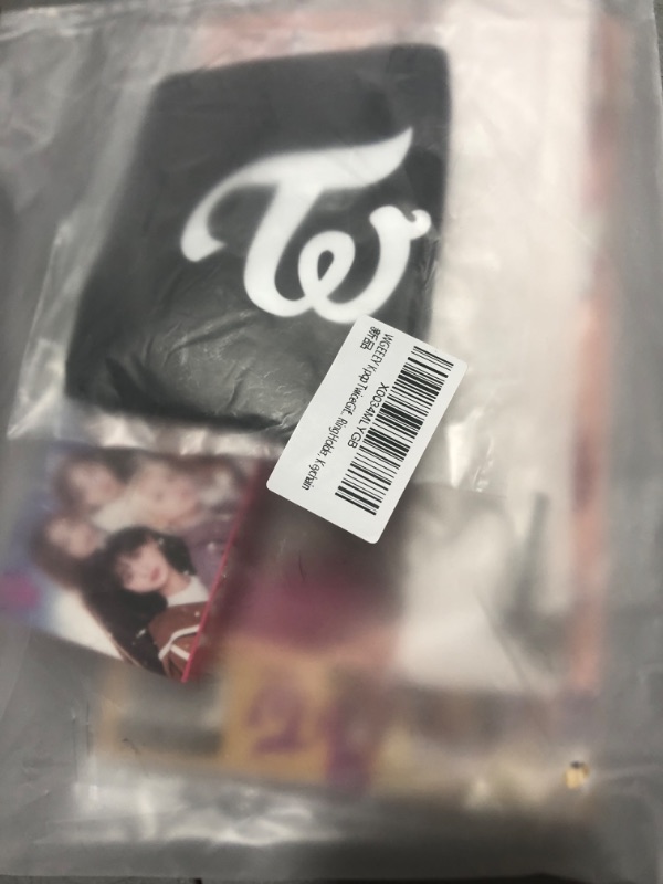 Photo 2 of WGEEEY female Kpop Twice Gifts Set, Twice Photocard, Stickers, Bracelet, Face Shield, Rings, Pendant Necklace, Button Pin, Phone Ring Holder, Keychain