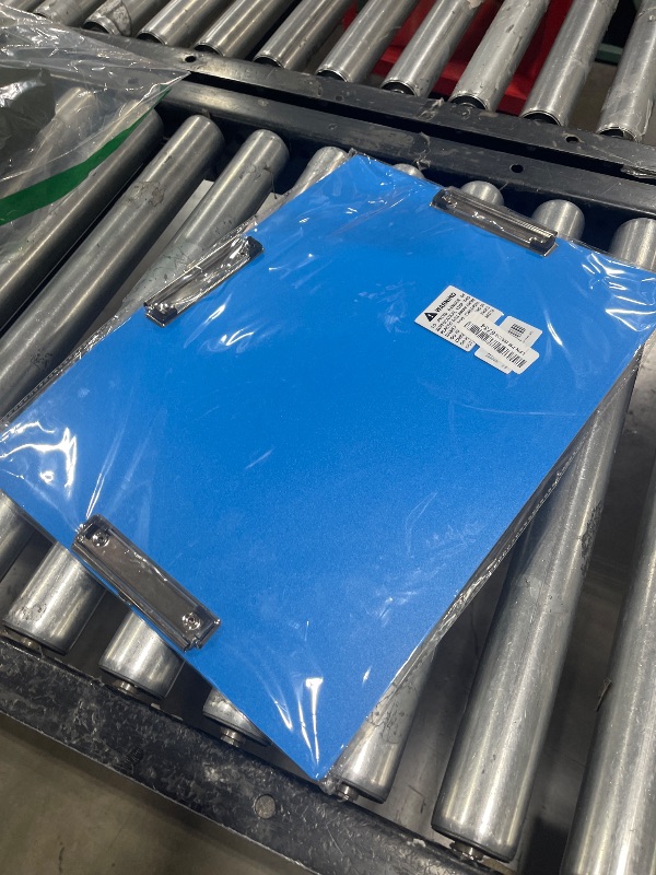 Photo 2 of 11x17 Clipboard Three Clip Super Tough Extra Large Clipboard PP Plastic 11 x 17 Clipboards Not Fragile Art Clipboard Blue Pack of 1