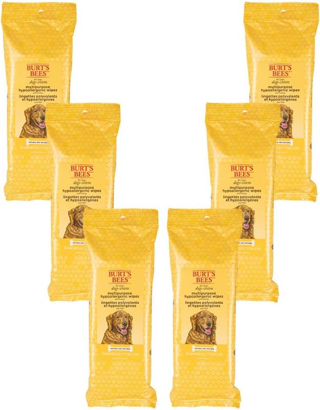 Photo 1 of Burt's Bees for Pets Multipurpose Grooming Wipes - All-Purpose Cleaning & Grooming for Dogs - Cruelty-Free, 50 Count (6 Pack)
