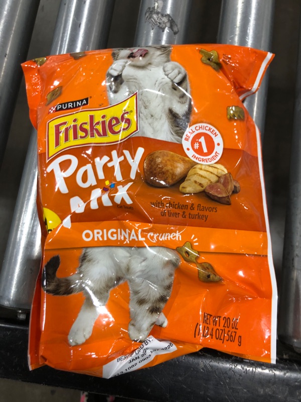 Photo 2 of Purina Friskies Cat Treats, Party Mix Original Crunch - 20 oz. Pouch