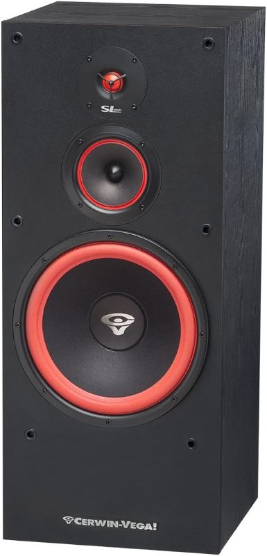 Photo 1 of Cerwin Vega Home Audio SL-12 12" 3-Way Big Cabinet Floor Tower Speaker with Mid & Tweeter Home Theater System
