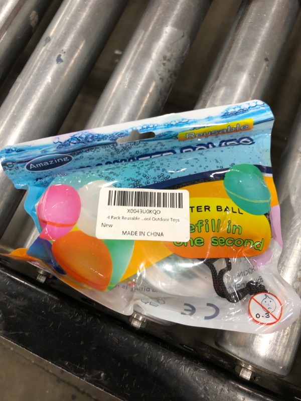 Photo 1 of Reusable Water Balloons?Self Sealing Water Balloons?Refillable Silicone Splash Water Balloons with Mesh Bag?Summer Party Pool Outdoor Toys?4 Pack?