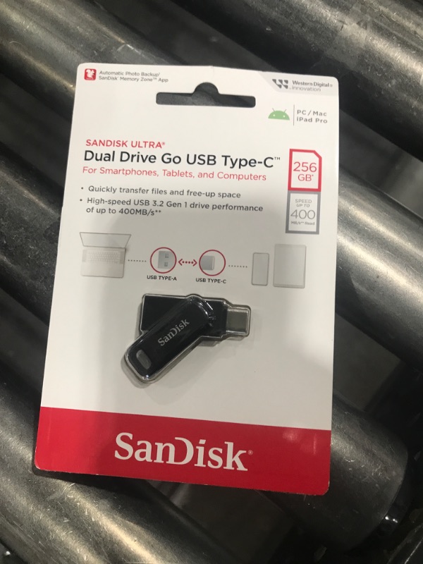 Photo 2 of SanDisk 256GB Ultra Dual Drive Go USB Type-C Flash Drive