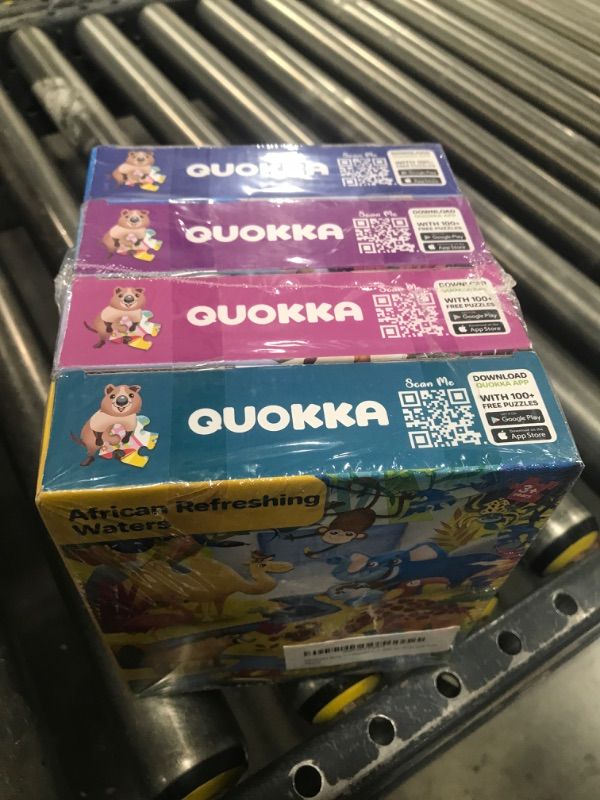 Photo 2 of QUOKKA Puzzles for Toddlers 2-4 - MEGASET 4x32 Pcs Jigsaw Toddler Puzzles Ages 3-5 - Animal Puzzles Games for Kids Ages 3 4 5 - Educational Children Toys - Preschool Puzzles Gifts for Boys and Girls