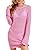 Photo 1 of Saodimallsu Womens Crochet Swimsuit Cover Up Summer Bathing Suit Long Sleeve Mesh Knit Pullover Beach Coverups Dress Pink