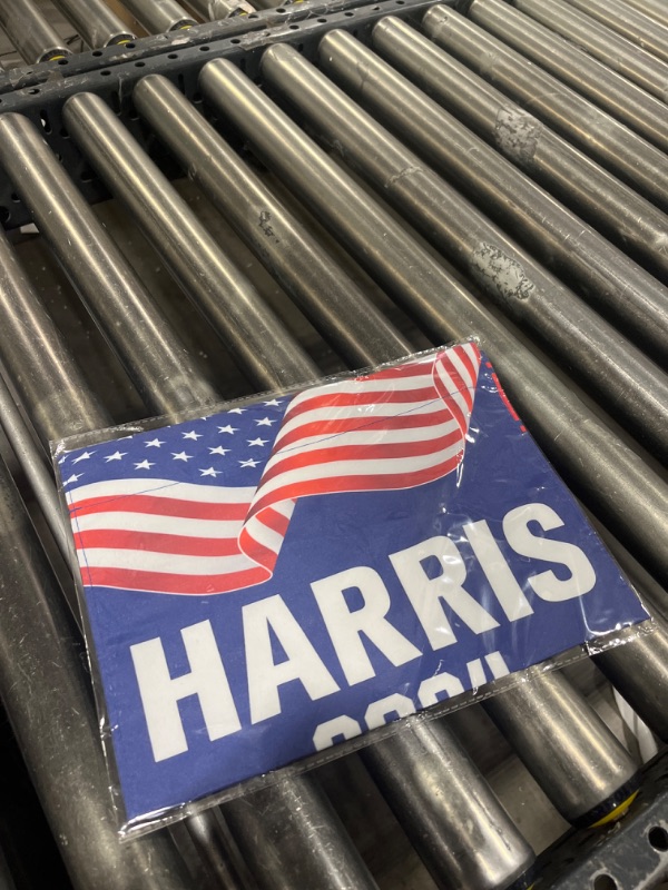 Photo 2 of NASIAN Harris Waltz 2024 Garden Flag Kamala Harris Walz 2024 Garden Flag Flags for Outside 12x18 Double Sided Harris Waltz 2024 Yard Sign Flag Outdoor House Decorations