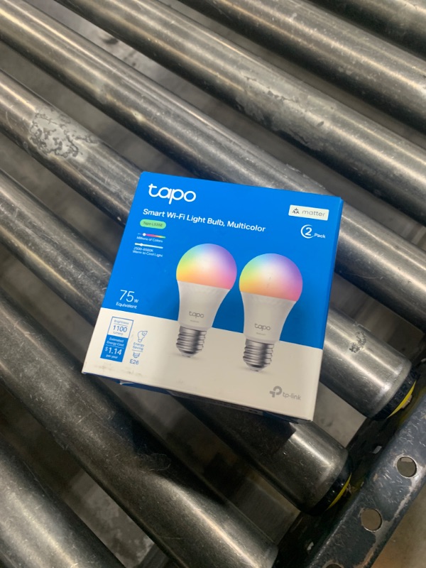 Photo 2 of Tapo TP-Link Smart Light Bulbs, 1100 Lumens High Brightness (75W Equivalent), Matter-Certified, 16M Colors WiFi Light Bulb, Dimmable, Works w/Siri, Alexa & Google Home, A19 E26, L535E(2-Pack)