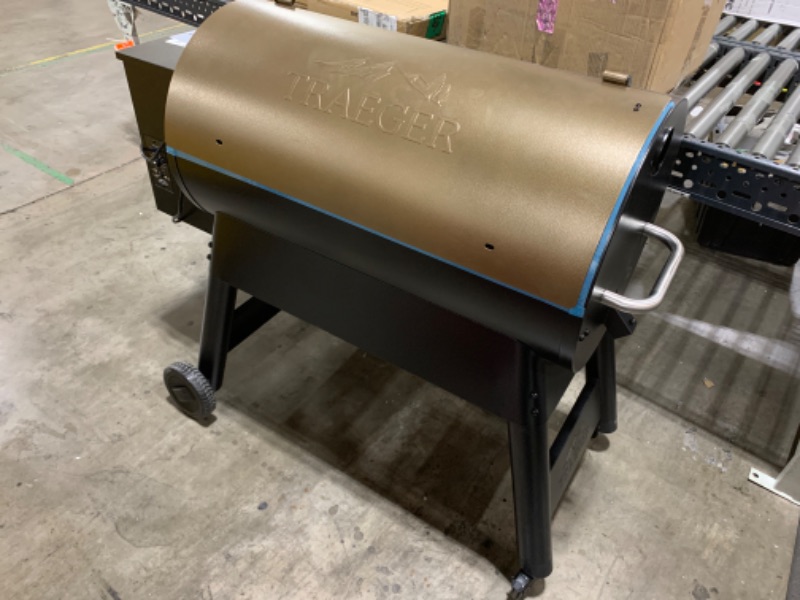 Photo 2 of  Traeger Grills Pro 34 Electric Wood Pellet Grill and Smoker, Bronze, 884 Square Inches Cook Area, 450 Degree Max Temperature, Meat Probe, 6 in 1 BBQ Grill 