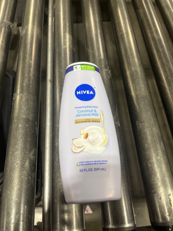 Photo 2 of Nivea Pampering Body Wash Coconut and Almond Milk 20.0 fl oz
