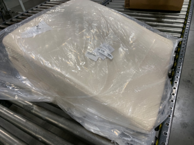 Photo 1 of Sasttie Wedge Pillow for Sleep Apnea, Bed Wedge Pillow for Acid Reflux and Back Pain Relief, Memory Foam Pillow Wedge for Post Surgery, Adjustable Elevated Pillows for Sleeping, Beige