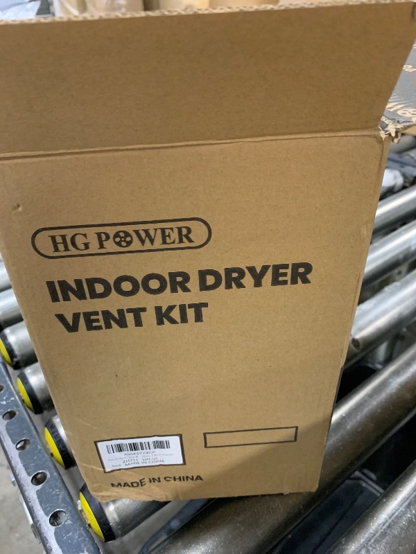 Photo 1 of Metal Dryer Duct Lint Trap, HG Power Indoor Dryer Vent Kit, Indoor Dryer Vent for Electric Dryer, Dryer Lint Catcher for Dryer, Inline Dryer Lint Trap Box, 4" Dryer Vent Hose, 2 Hose Clamps