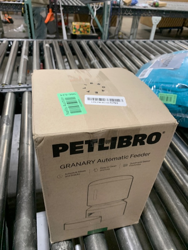 Photo 1 of PETLIBRO Automatic Cat Feeder, Automatic Cat Food Dispenser with Freshness Preservation, Timed Cat Feeders for Dry Food, Up to 50 Portions 6 Meals Per Day, Granary Pet Feeder for Cats