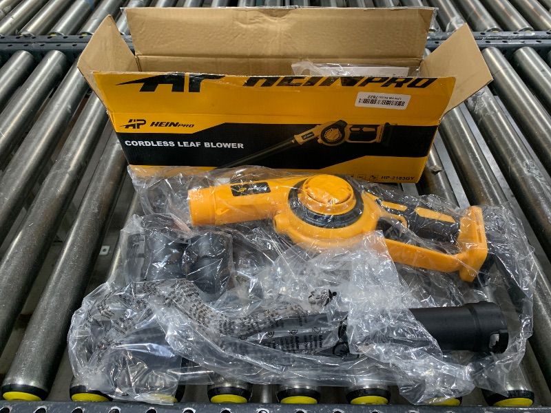 Photo 1 of Cordless Leaf Blower Up to 200MPH for Dewalt 20V Max Battery HEINPRO Mini Electric Leaf Blower Cordless 3 Speeds Mode Leaf Blowers Battery Powered for Lawn Care, Patio, Leaves (Tool Only), HP-2183GY