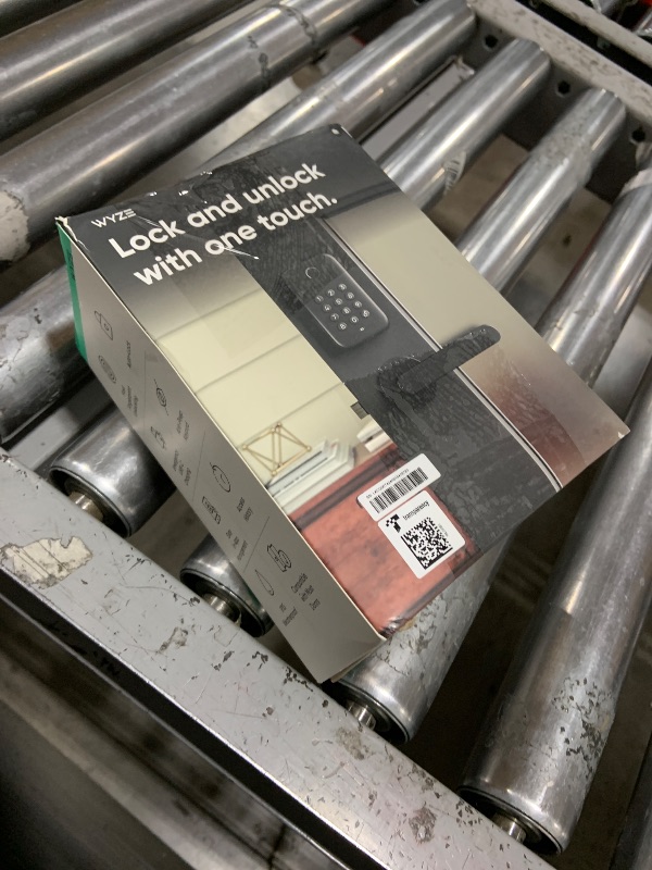 Photo 1 of Wyze Auto-Lock Bolt, Fingerprint Unlock with Keypad, Electronic Digital Entry Door Smart Deadbolt Lock, IPX5 Weatherproof, Easy Installation, Matte Black