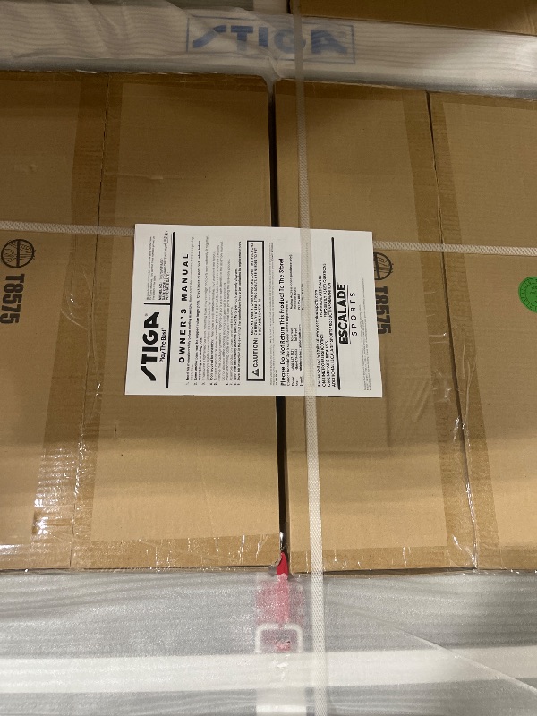 Photo 1 of STIGA XTR Professional Outdoor Table Tennis Tables – All Weather Aluminum Waterproof Outdoor or Indoor Design with Net and Post - 10 Minute Easy Assembly Ping Pong Table with Compact Storage