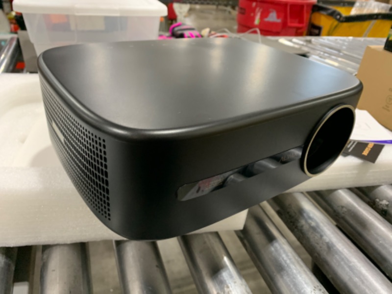 Photo 1 of [1000 ANSI & Audio by DBX-TV] Alvar 4K Projector with WiFi 6 and Bluetooth, NetfIix Certified & DoIby Audio, Auto Focus and Auto Keystone Native 1080P Smart Projector with HDR10+, 30W Speakers, Black